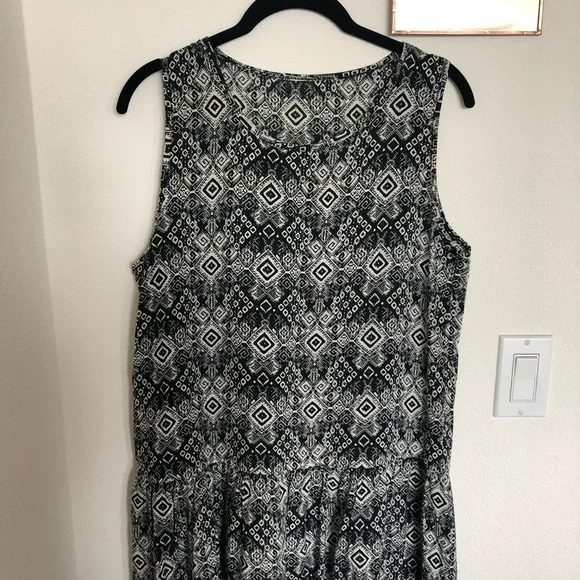 🐕 Casual tunic smock dress with drop waist - Picture 2 of 5